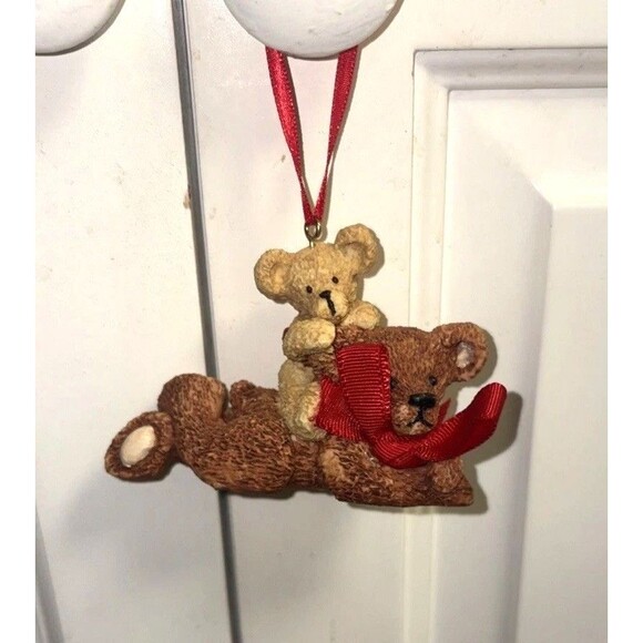 Kurt Adler Christmas Teddy  Bear Ornament - Picture 6 of 6